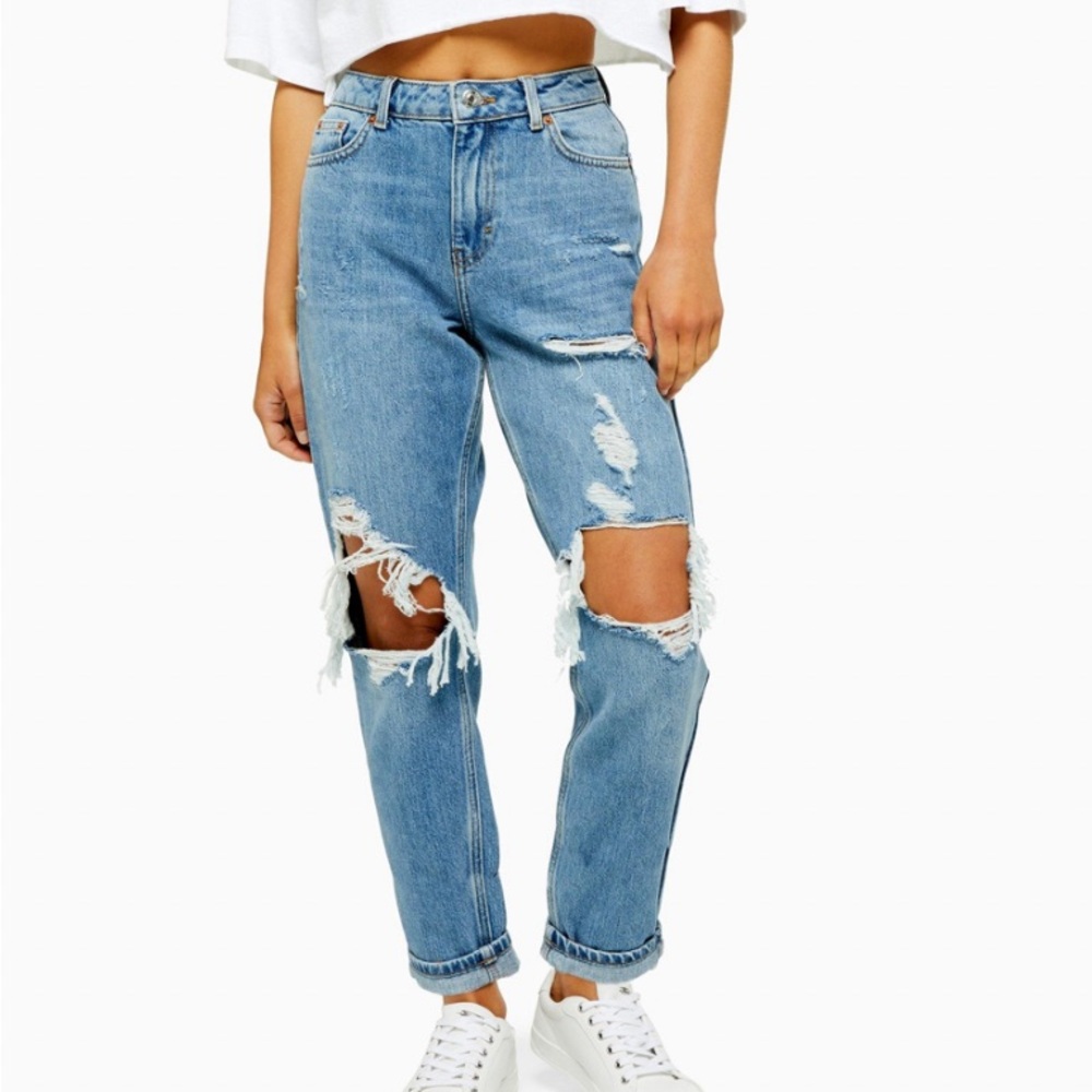 Topshop mom jeans